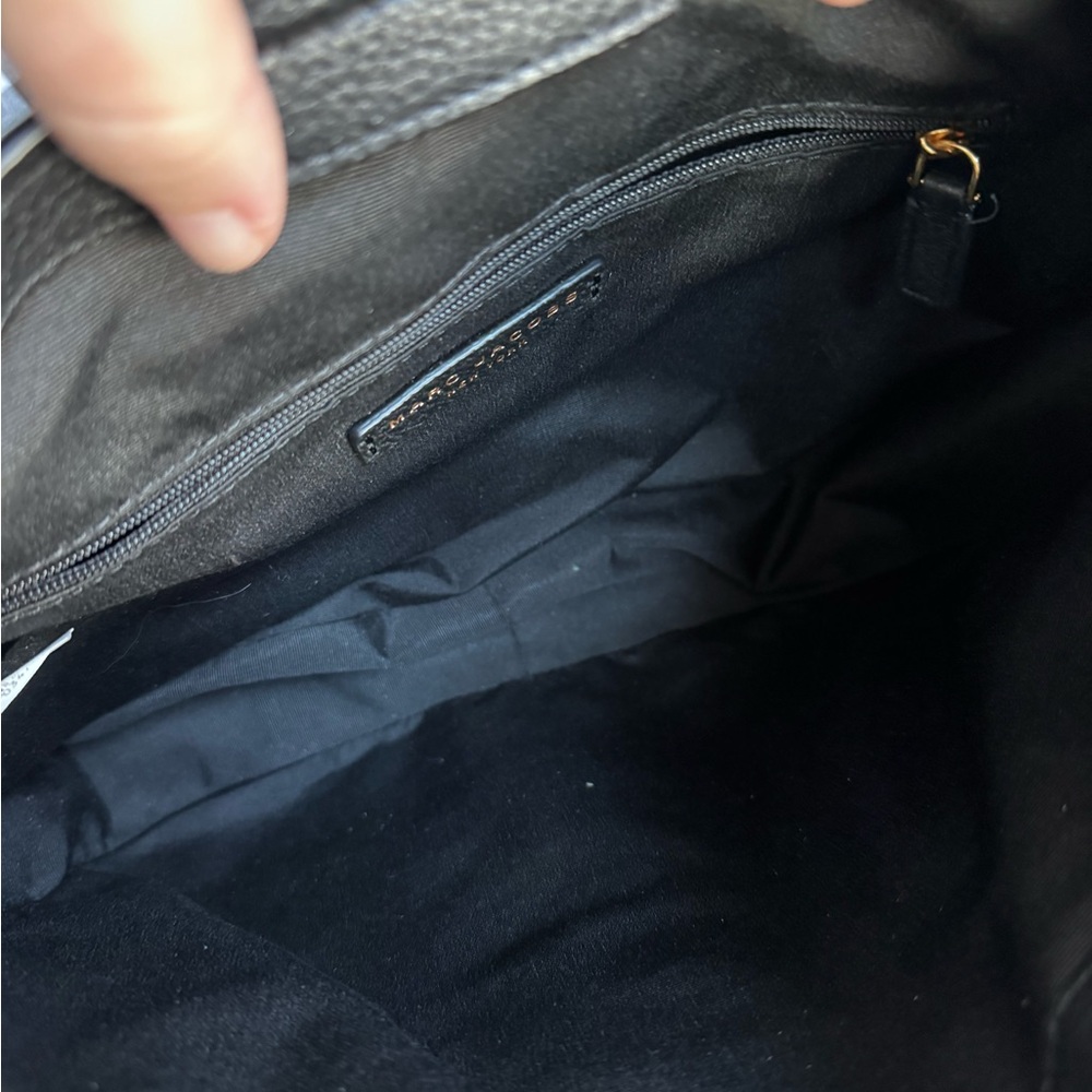 Marc Jacobs Black Hobo Bag with Gold Accents - Picture 8 of 12